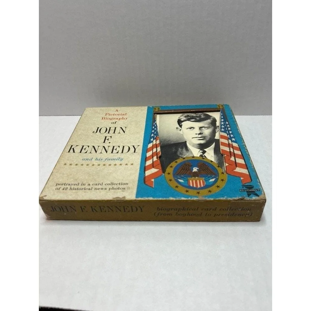 A Pictorial Biography of John F. Kennedy & His Family 42 Cards